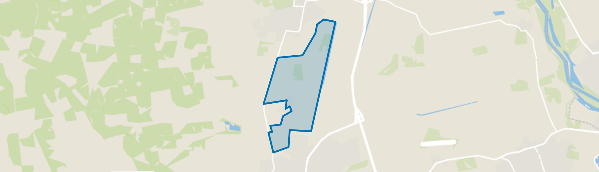 Agrarisch gebied Wenum, Wenum Wiesel map
