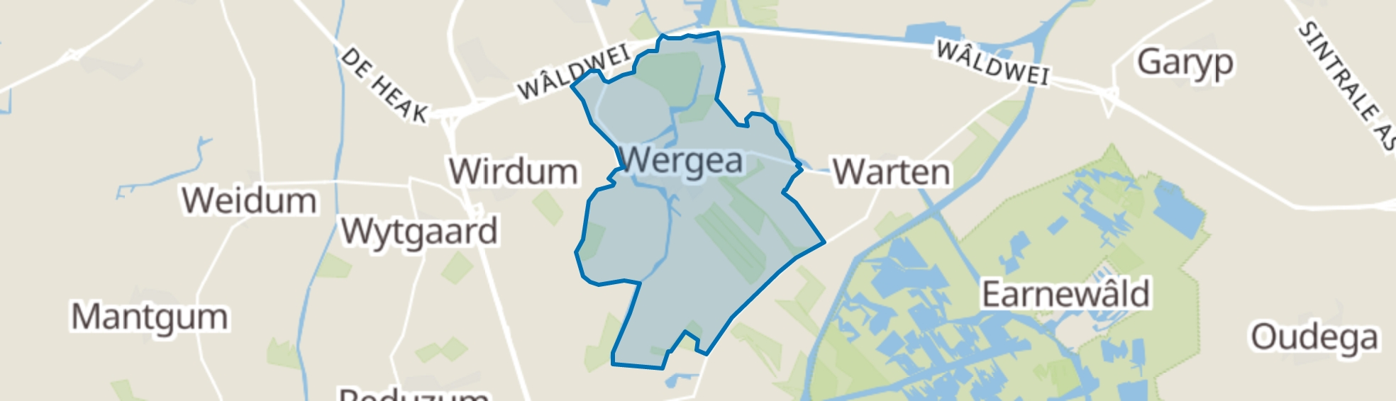 Wergea map