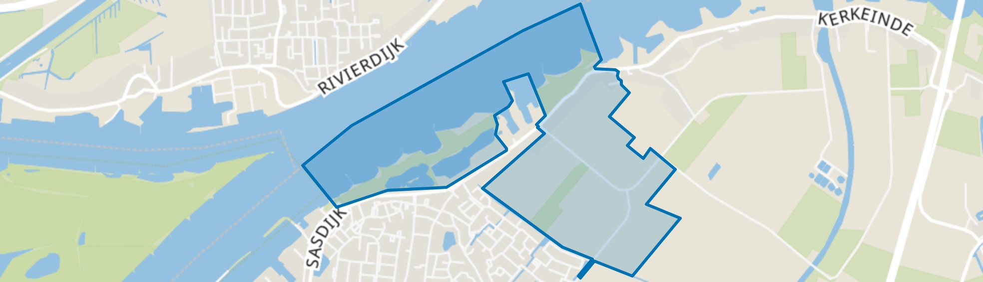 Buitengebied Werkendam noord, Werkendam map