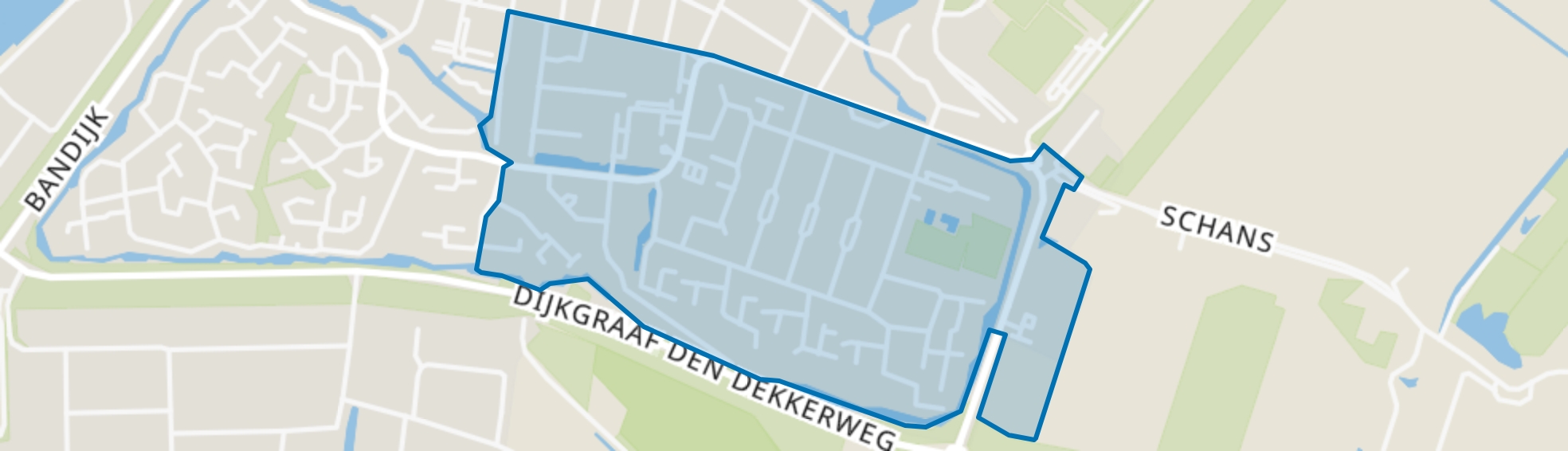 Vervoornepolder zuid, Werkendam map