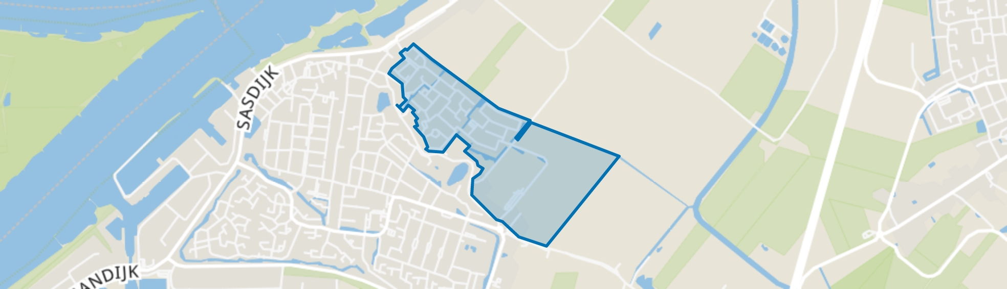 Werkense polder, Werkendam map