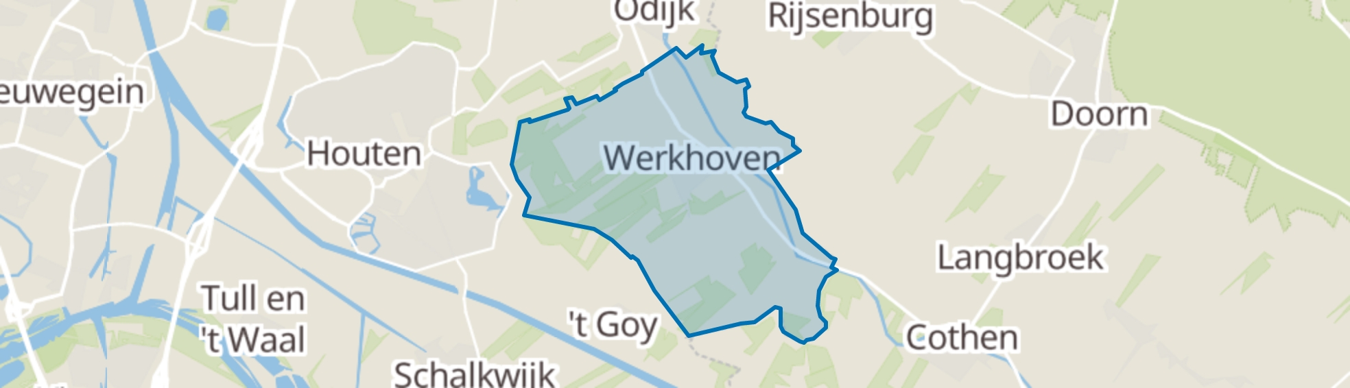 Werkhoven map