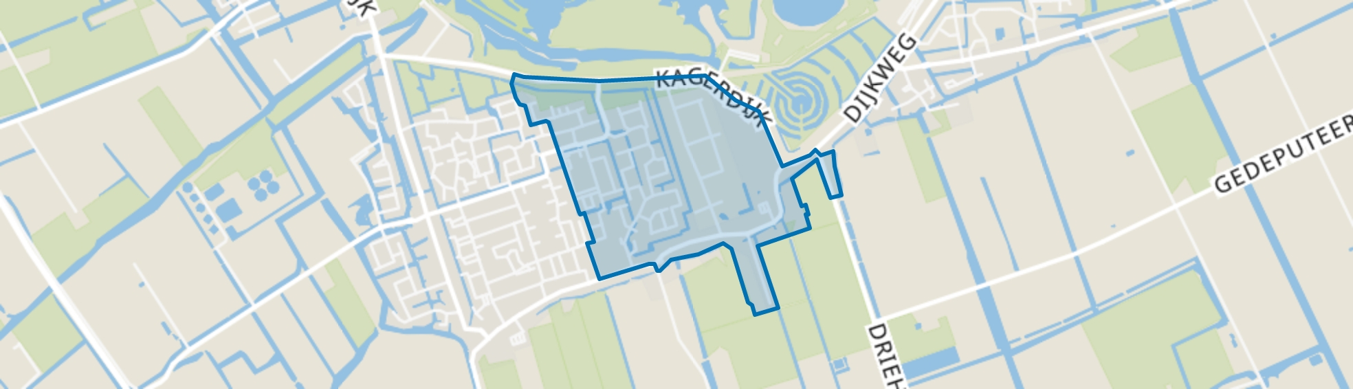 Wervershoof Oost, Wervershoof map