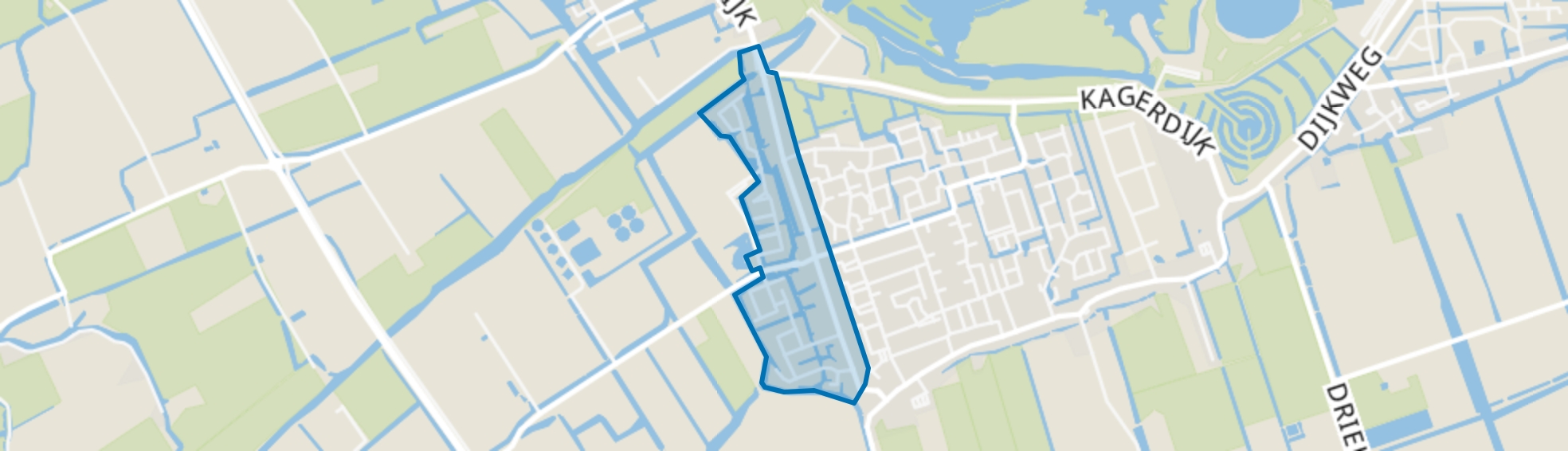 Wervershoof West, Wervershoof map