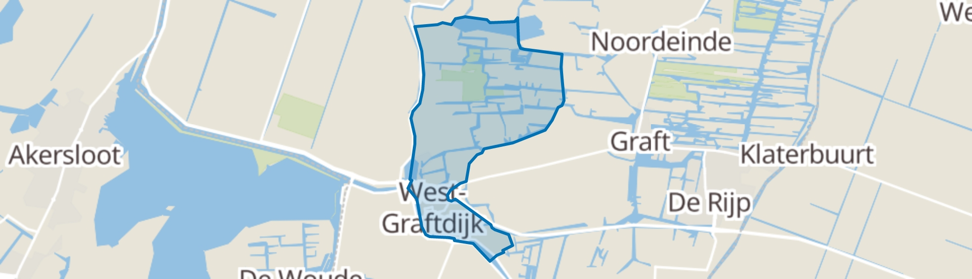 West-Graftdijk map