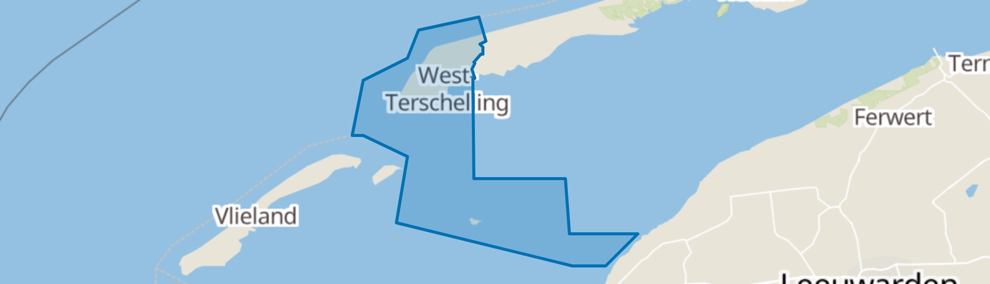 West-Terschelling map