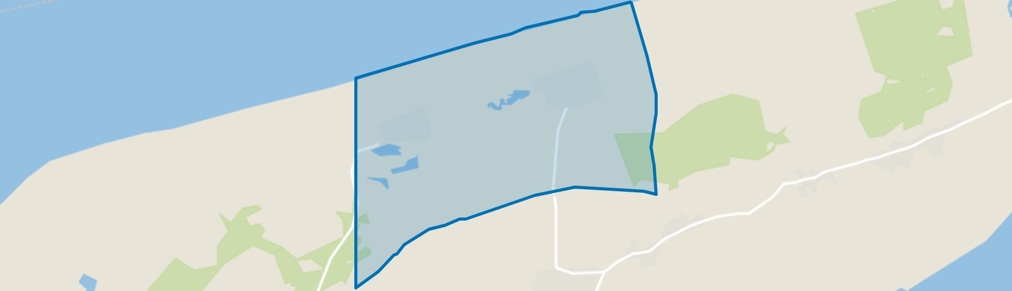 Verspreide huizen Midsland-Noord, West-Terschelling map