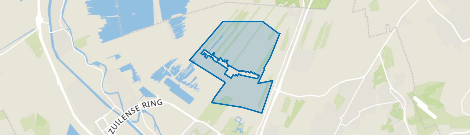 Westbroek Buitengebied, Westbroek map