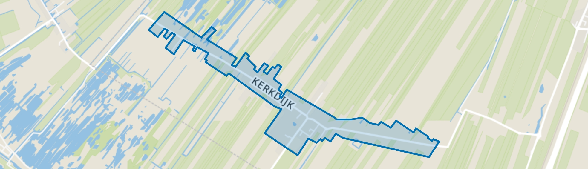 Westbroek Kern, Westbroek map