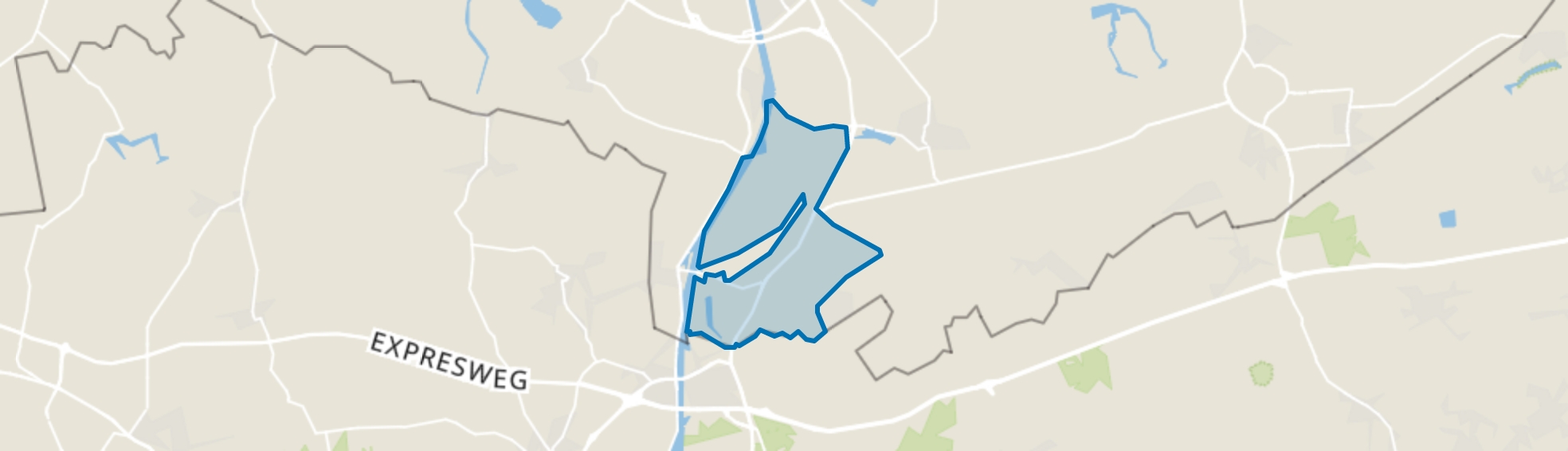 Buitengebied Westdorpe, Westdorpe map