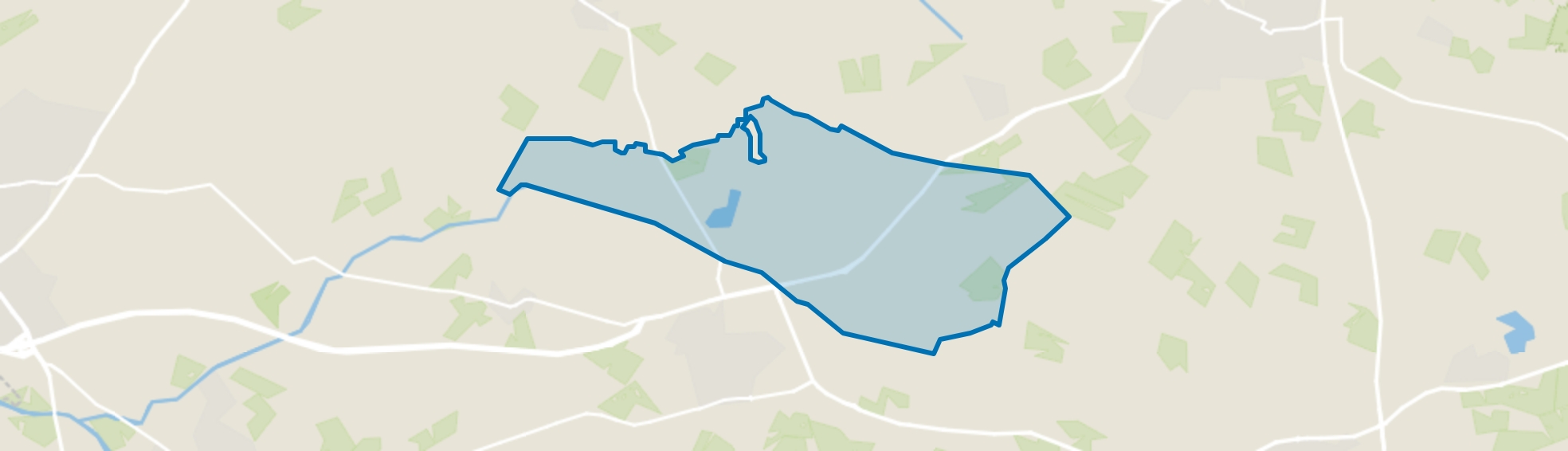 Verspreide huizen Heelweg, Westendorp map