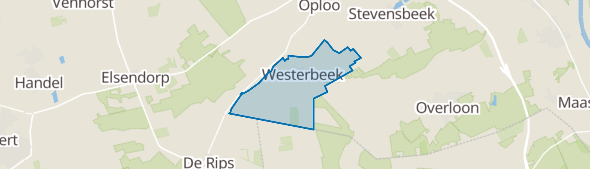 Westerbeek map