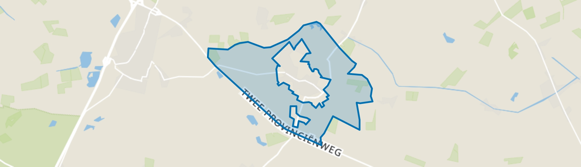 Verspreide huizen Westerbork, Westerbork map