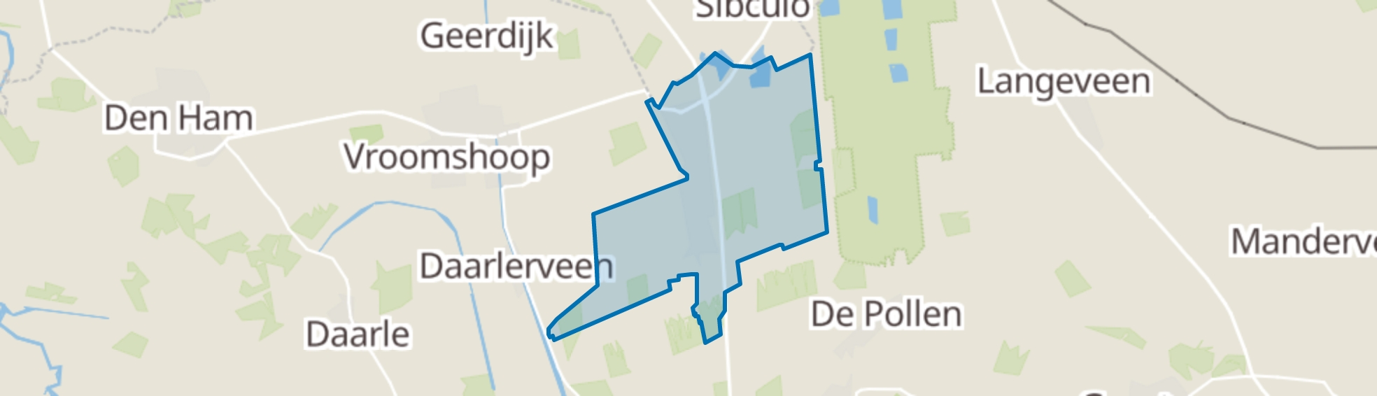 Westerhaar-Vriezenveensewijk map