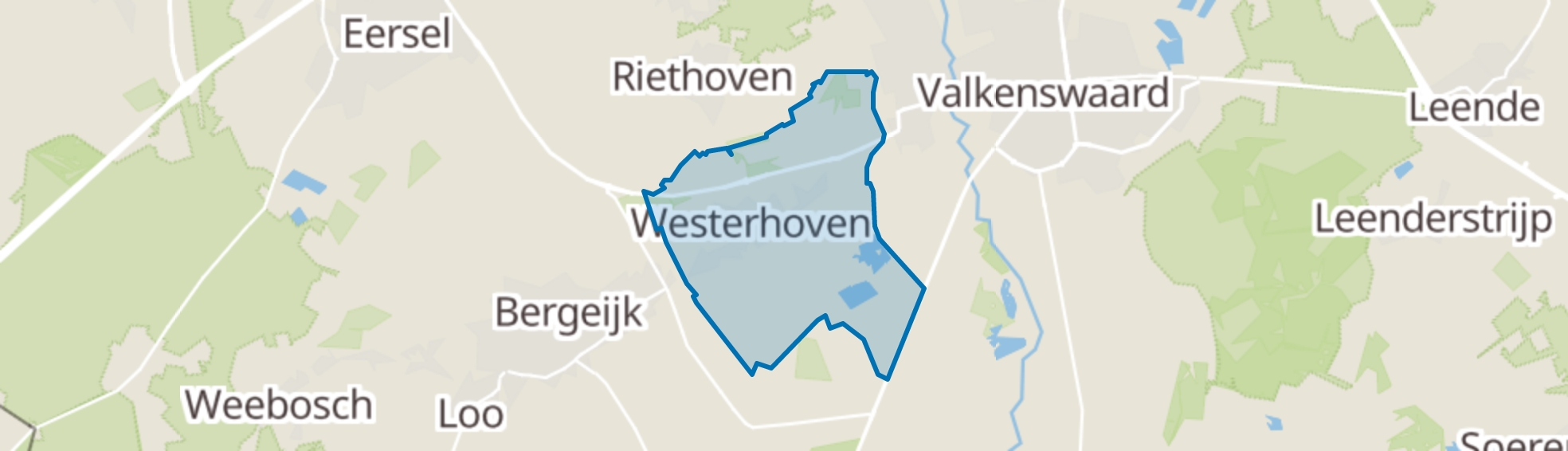 Westerhoven map