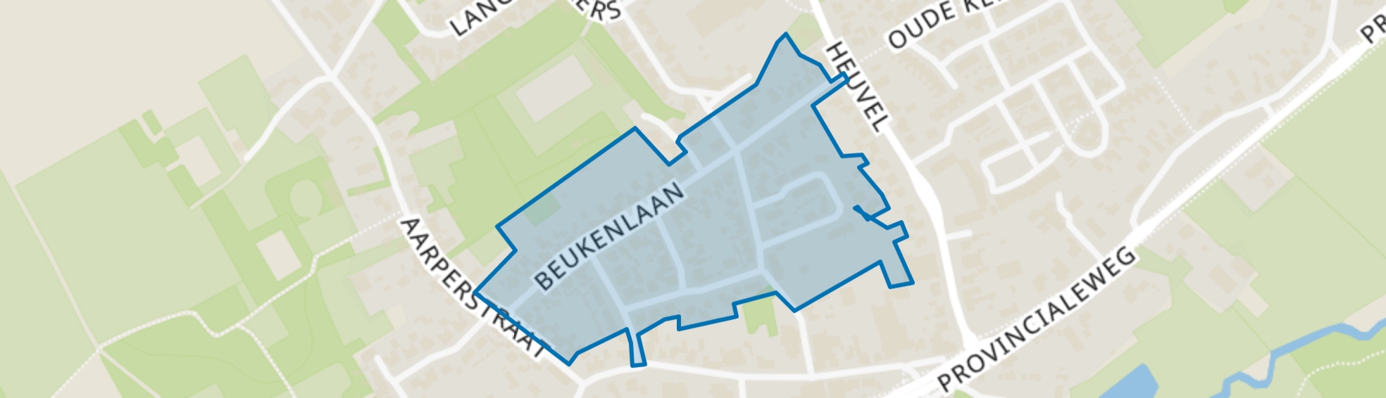 Beukenlaan e.o., Westerhoven map