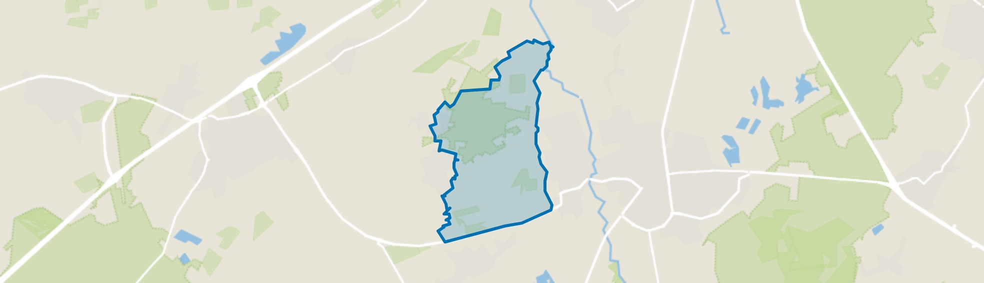 Buitengebied Noord 3, Westerhoven map