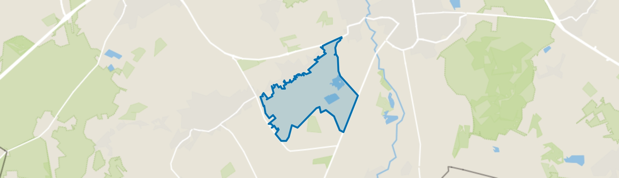 Buitengebied Zuid-Oost, Westerhoven map