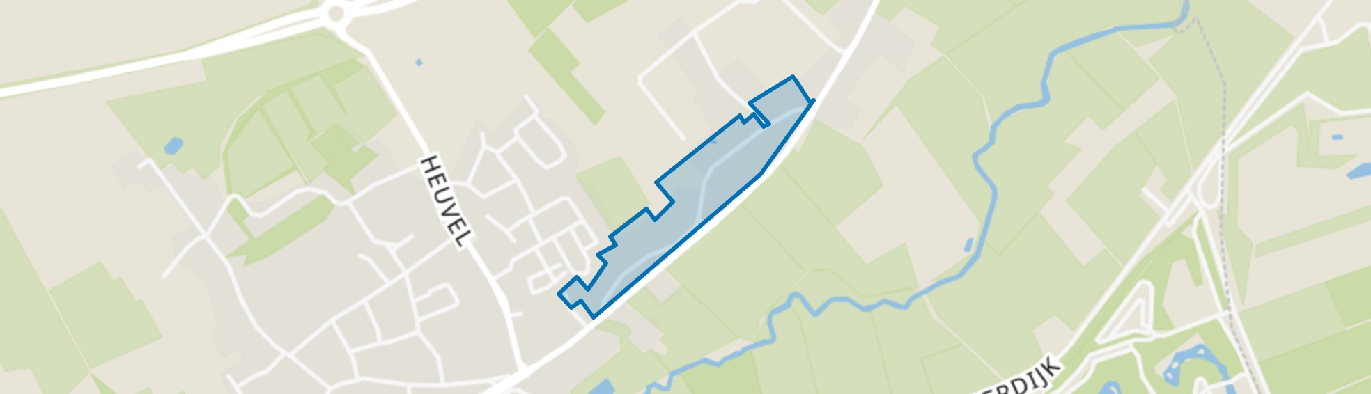 Hoeverstraat e.o., Westerhoven map