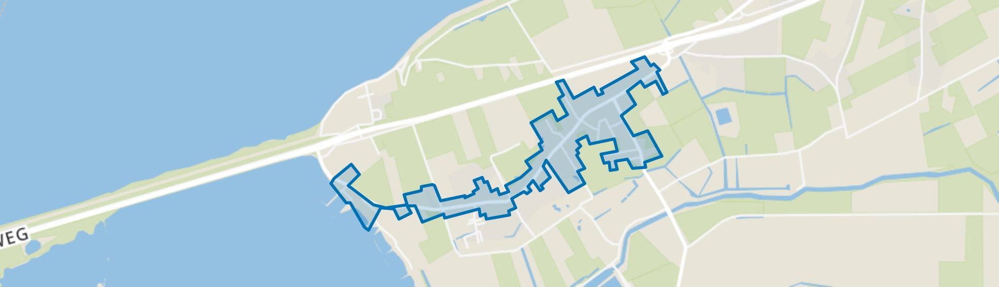 Westerland (woonkern), Westerland map