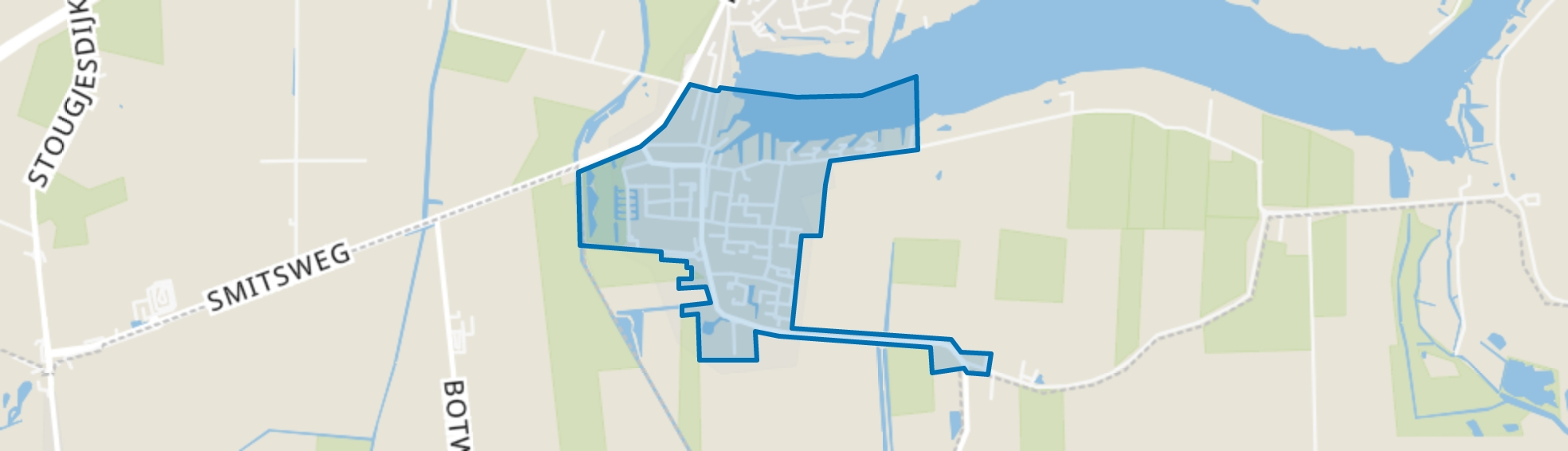 Westmaas Woonkern, Westmaas map