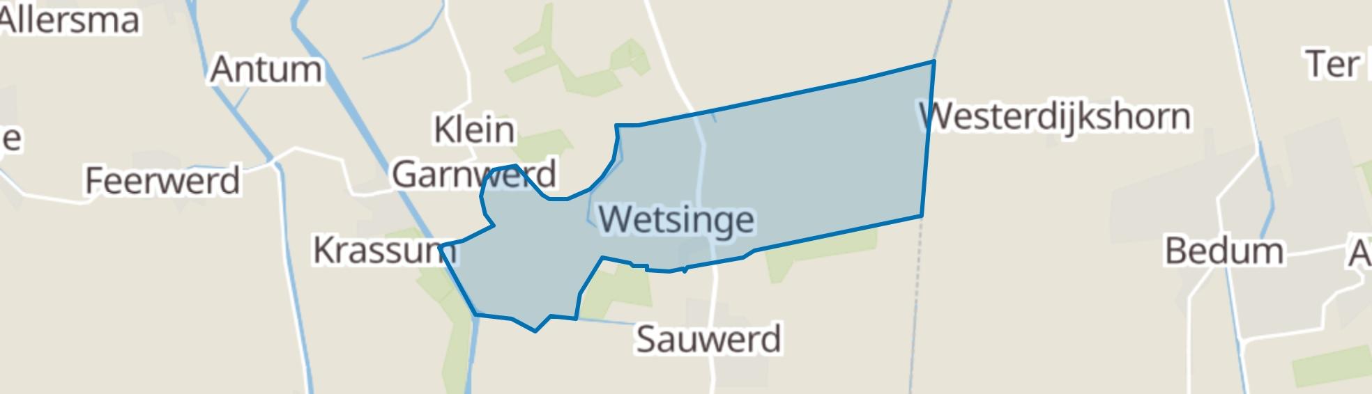 Wetsinge map