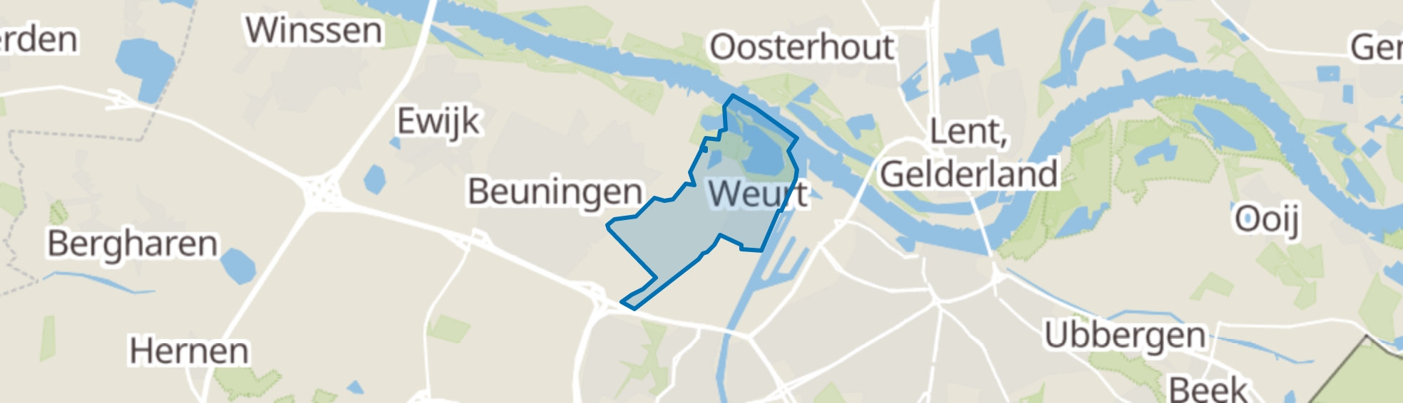 Weurt map