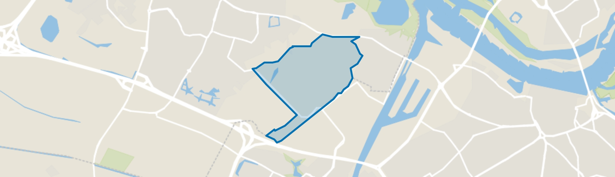 Weurt-Buitengebied Zuid, Weurt map