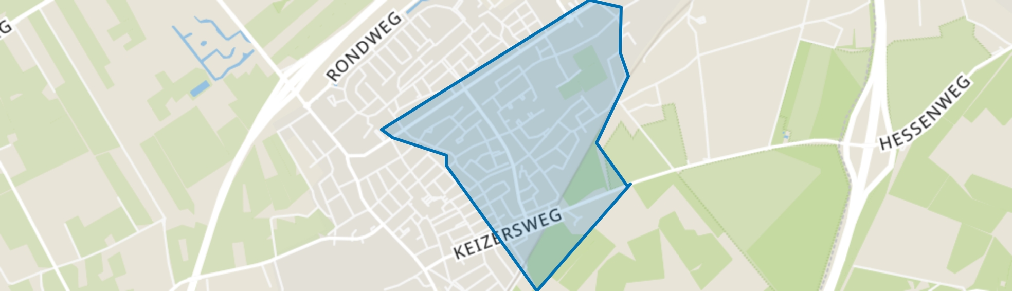 Wezep-Oost, Wezep map