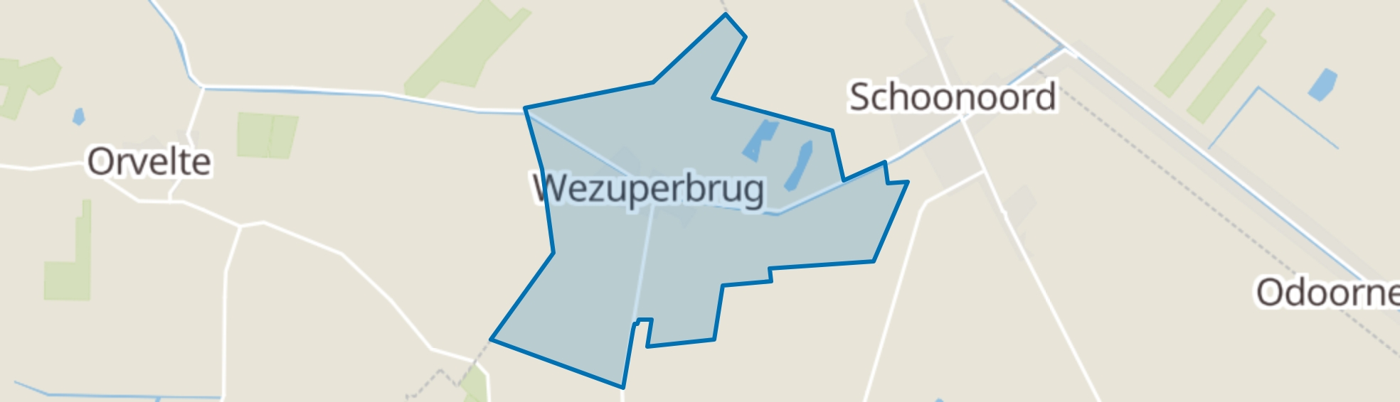 Wezuperbrug map