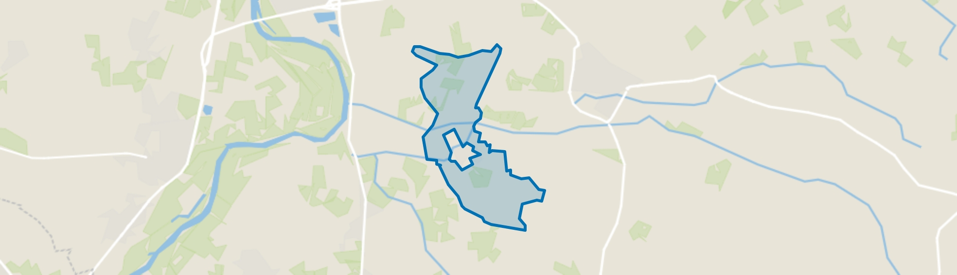 Verspreide huizen Wichmond, Wichmond map