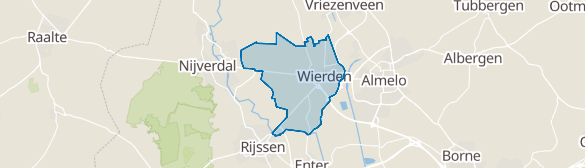 Wierden map