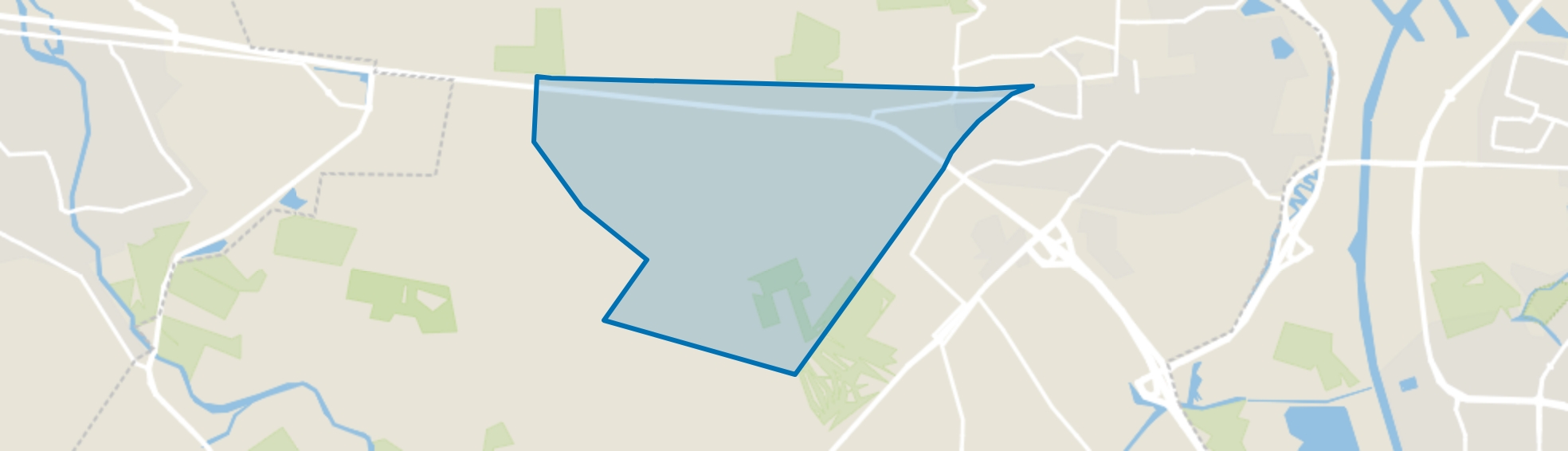 Verspreide huizen Huurne II, Wierden map