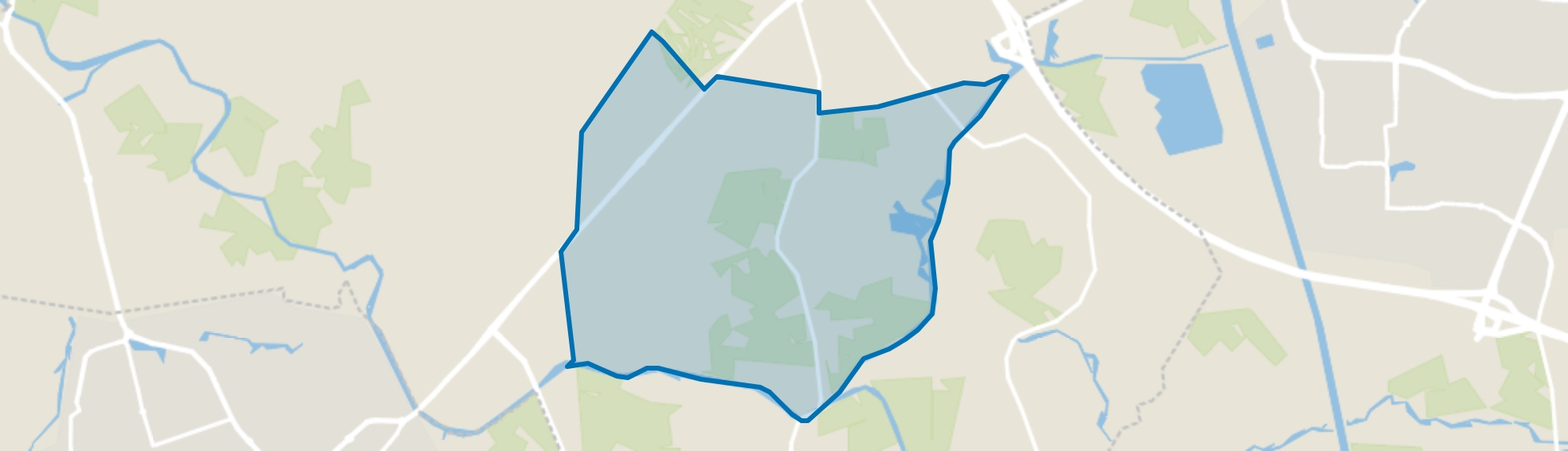 Verspreide huizen Rectum, Wierden map