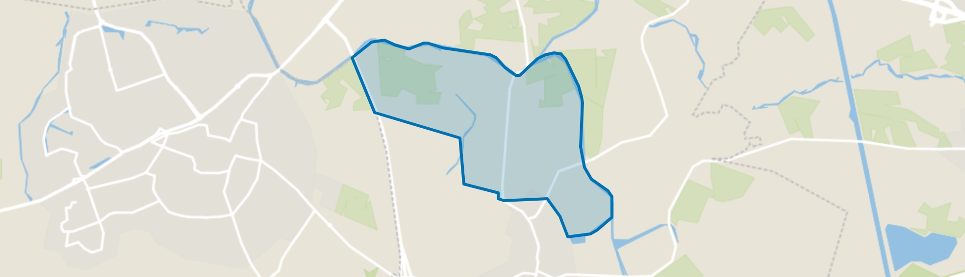 Verspreide huizen Waterhoek, Wierden map