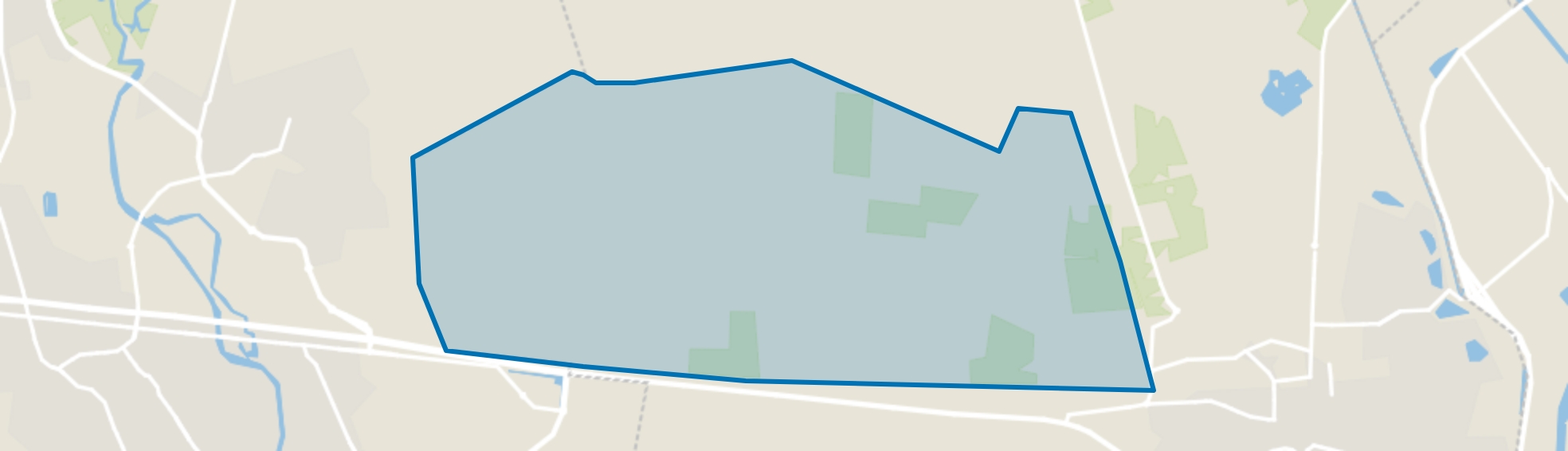 Verspreide huizen Wierdenseveld, Wierden map