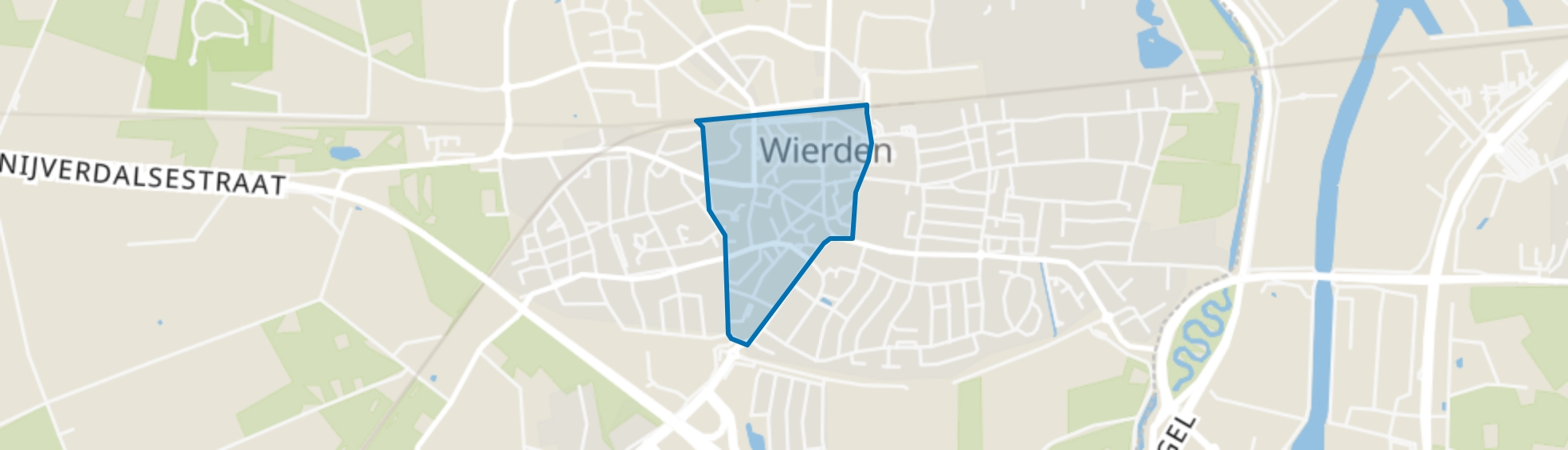 Wierden-Centrum, Wierden map