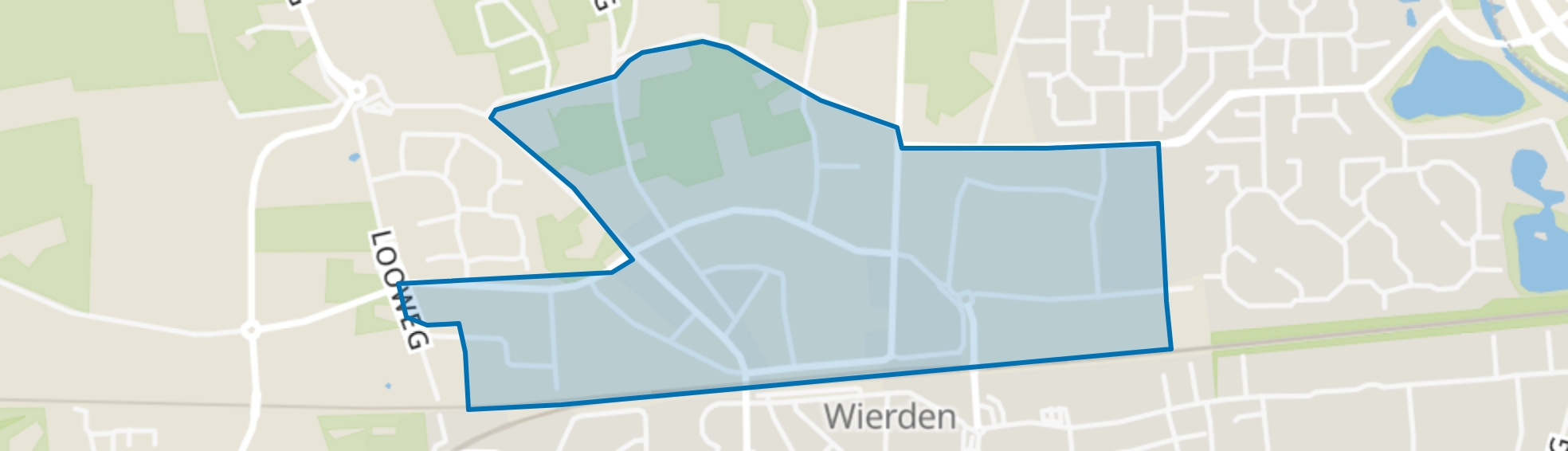 Wierden-Noord, Wierden map