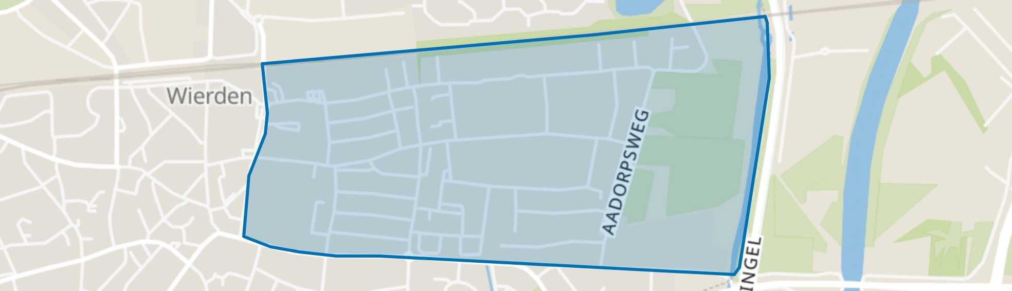 Wierden-Oost, Wierden map