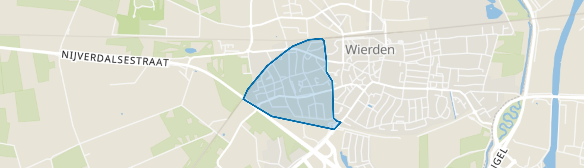 Wierden-West, Wierden map