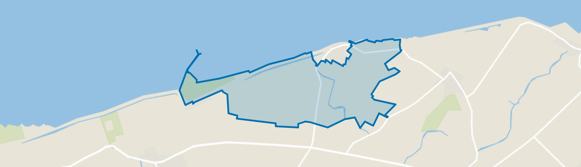 Verspreide huizen Wierum, Wierum map
