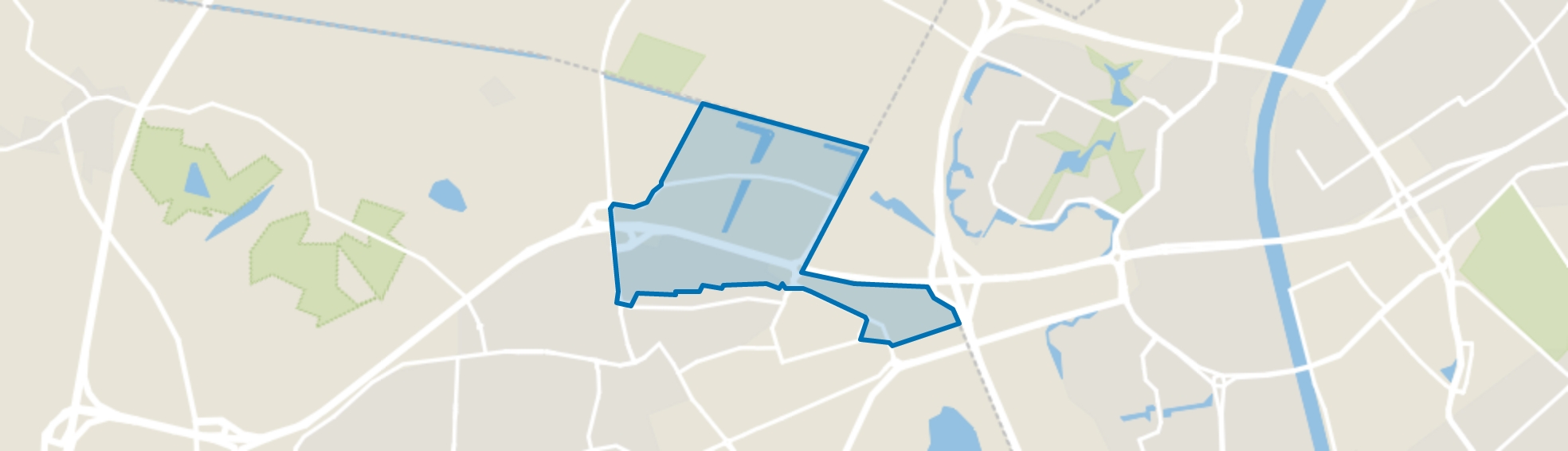 Bedrijventerrein Bijsterhuizen, Wijchen map