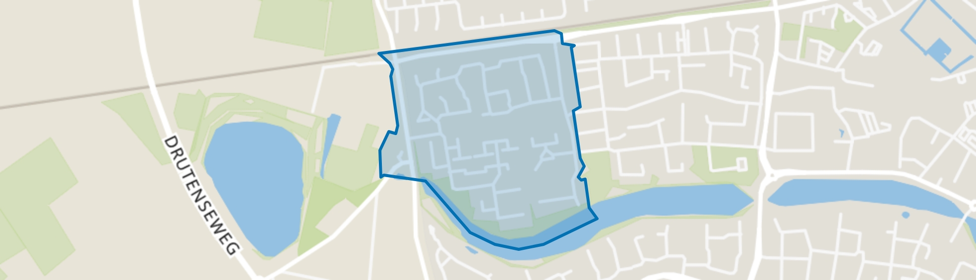 Blauwe Hof, Wijchen map