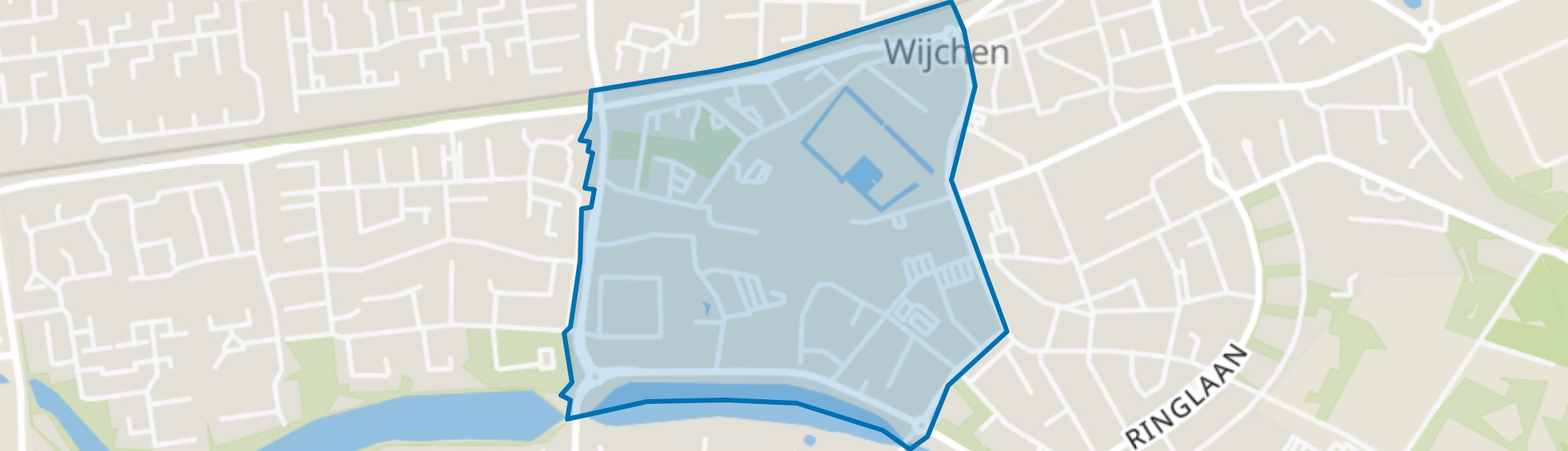 Centrum, Wijchen map