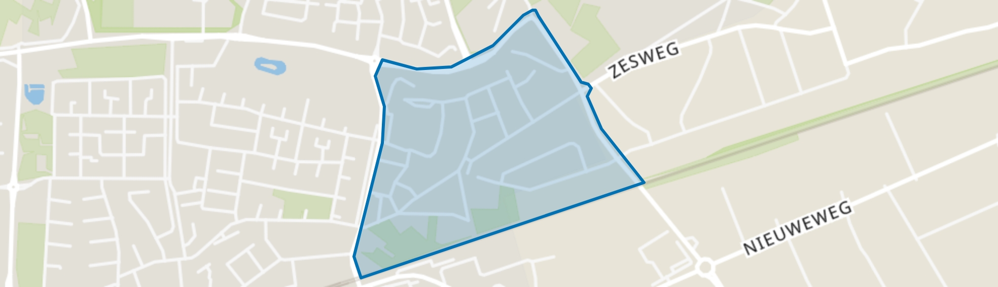 Hofsedam, Wijchen map