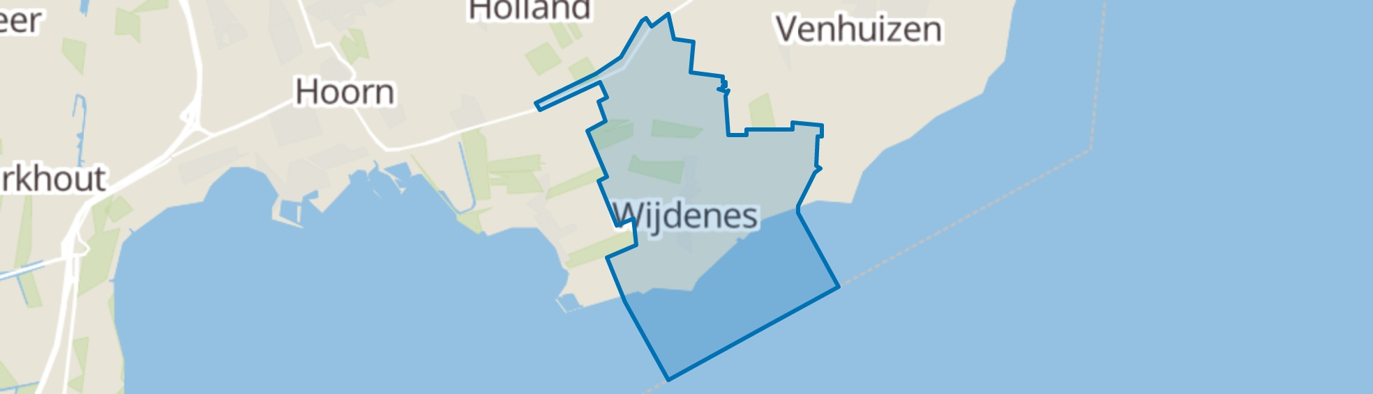 Wijdenes map