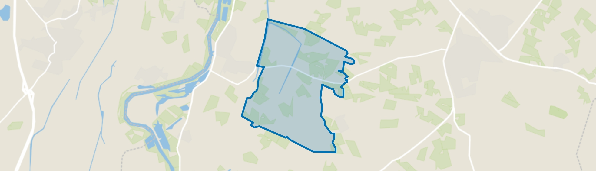 Buitengebied Boerhaar, Wijhe map