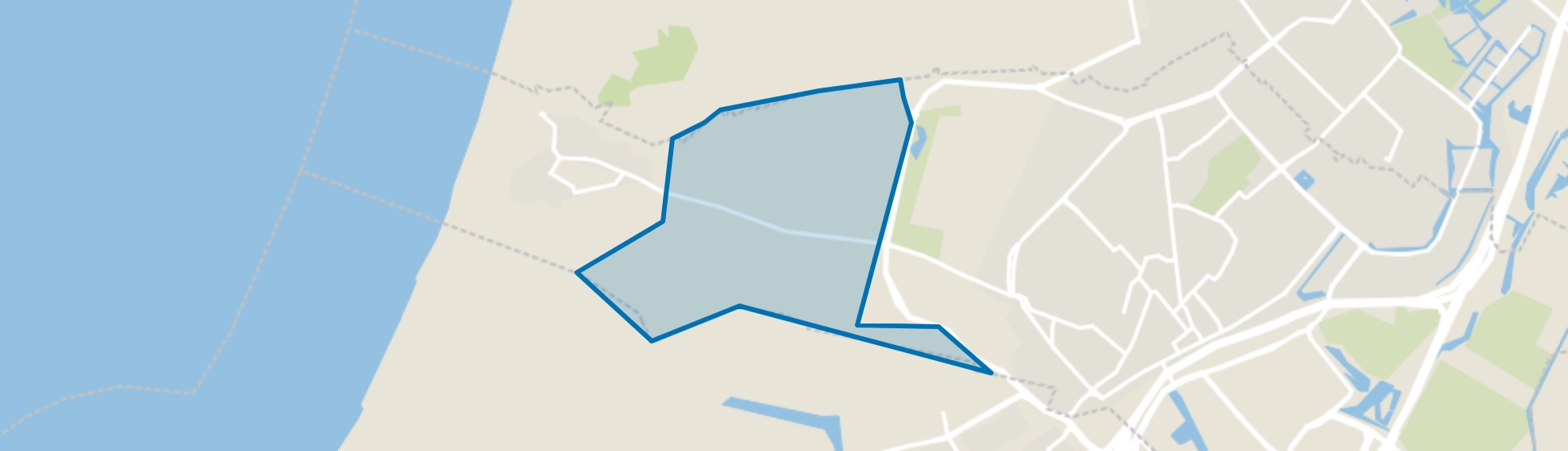 Industriegebied Hoogovens, Wijk aan Zee map