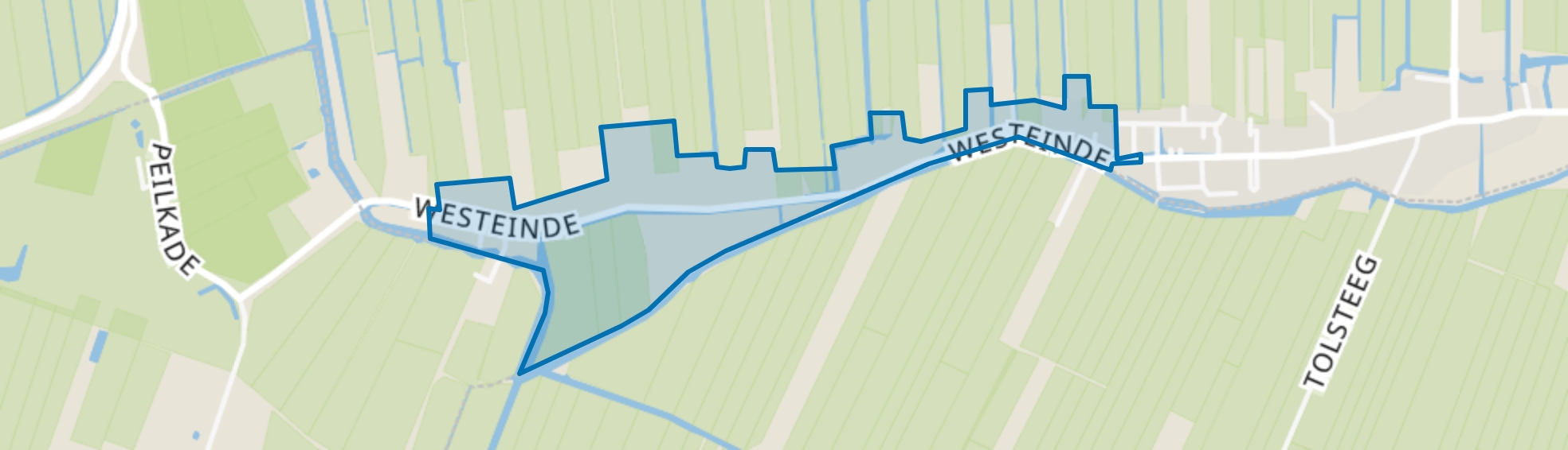 Lintbebouwing-West, Wijngaarden map