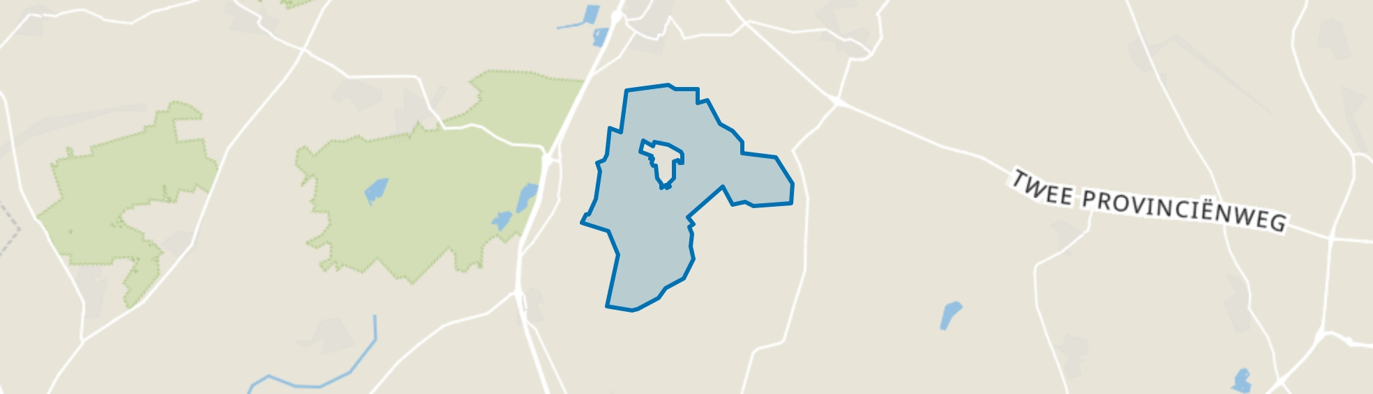 Verspreide huizen Wijster, Wijster map